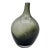 Holmegaard Smoke Green/Black Blown Glass Vase, Mid-Century For Sale