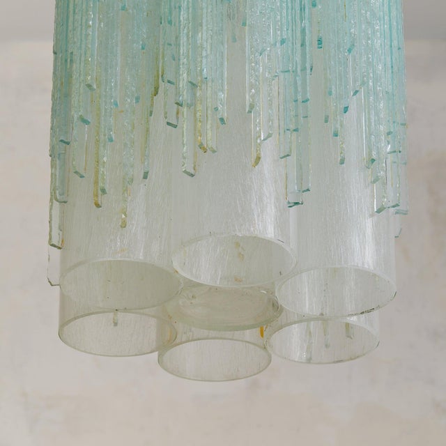 1970s 1970s Italian Murano Glass Chandelier For Sale - Image 5 of 7
