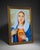 Framed Devotional Sacred Heart Wall Art in Gold Frame For Sale - Image 4 of 4