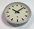Industrial Grey Wall Clock from GW, East Germany, 1960s For Sale - Image 6 of 18