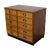 Mid-20th Century German Oak / Pine Apothecary Cabinet or Bank of Drawers For Sale