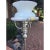 Sunset Lamps 1930s Art Deco Slivered Metal Torchiere & Milk Glass Diffuser For Sale - Image 4 of 13