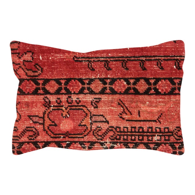 1960s Turkish Oushak Lumbar Pillow For Sale