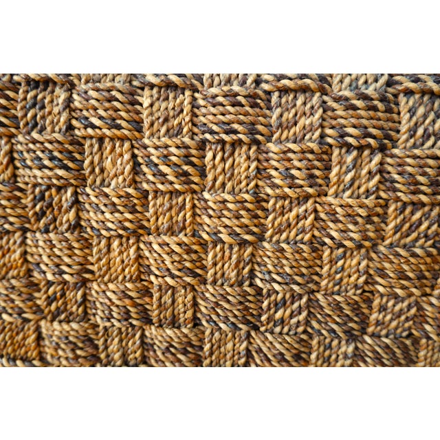 2000 - 2009 Palecek Double Woven Bench/Stool For Sale - Image 5 of 9