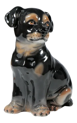 Mid Century Italian Ceramic Puppy Dog Figurine