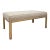 Mid Century Modern Metal Base Upholstered Bench For Sale
