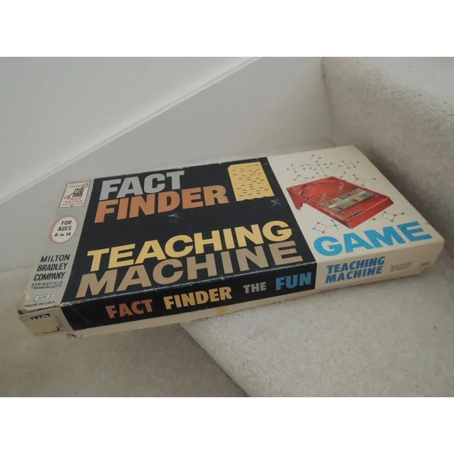 1962 Fact Finder Teaching Machine Game MB Board Game For Sale - Image 4 of 13