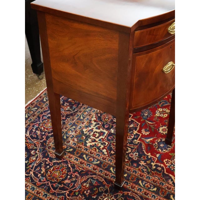 1980s Kindel Furniture Chesterwood Regency Style Mahogany Server Buffet Sideboard For Sale - Image 14 of 15