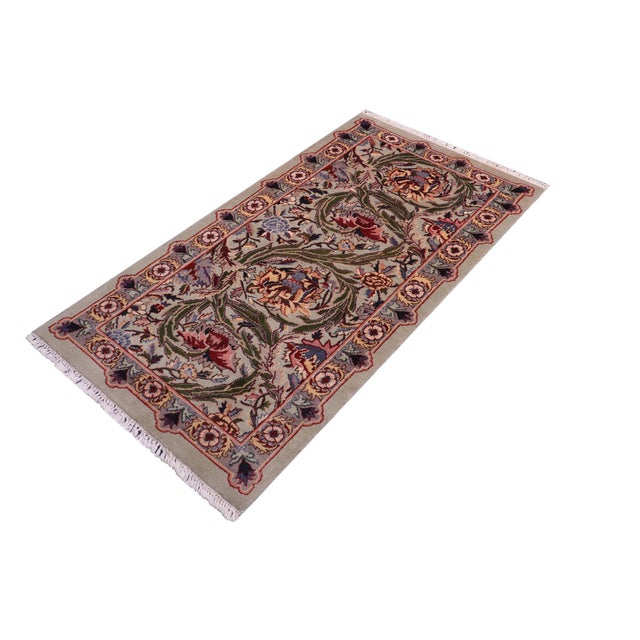 Designed with mesmerizing intricacy and gorgeous color palette, this hand-knotted masterpiece demonstrates the beauty and...