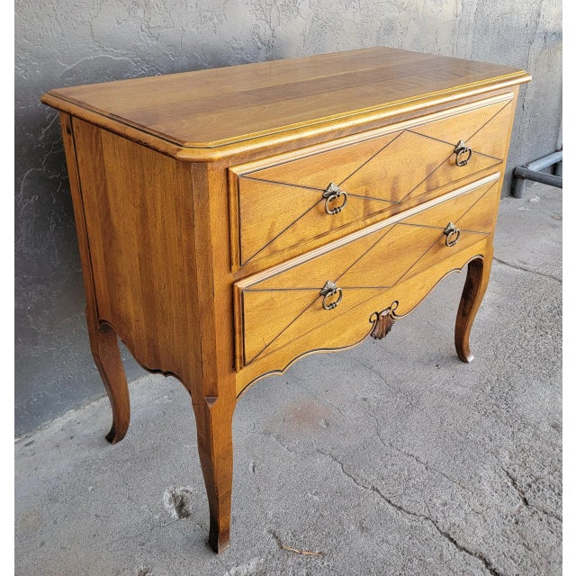 A handsome server or credenza made by Ethan Allen. Branded makers mark on drawer interior. Excellent original finish....