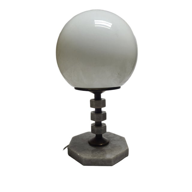 Art Deco Style Bedside Lamp from Polam, Poland, 1970s For Sale - Image 10 of 18
