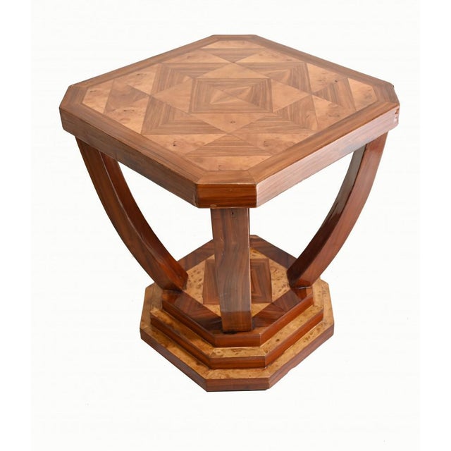 Vintage Art Deco Side Table For Sale - Image 4 of 5