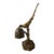 Late 20th Century Iron Bird Lamp on a Base For Sale