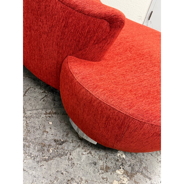 Vladimir Kagan Style Serpentine Mambo Sofa For Sale - Image 9 of 12