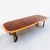 Restored 1970s Burl & Brass Mastercraft Dining Table With Two Leaves, Attributed For Sale - Image 12 of 13