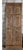 Mid-Century Modern Antique Carved Wood French Doors – Rustic Modern Double Doors 80x29 For Sale - Image 3 of 5