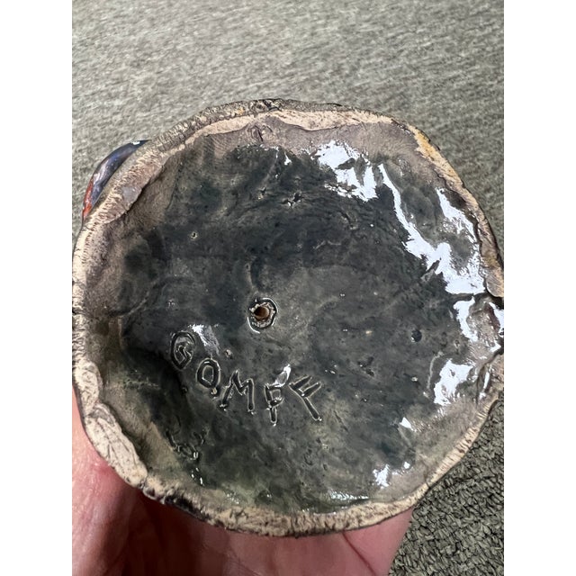 Abstract Ceramic Sculpture Vase in the Style of George Ohr For Sale - Image 3 of 3