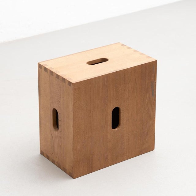 LC14 Cabanon Wood Stool by Le Corbusier for Cassina For Sale - Image 15 of 16