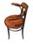 Antique Bentwood Armchair by Fischel. Wonderful wood pattern on the seat.