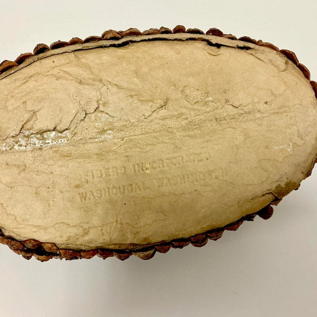 1950s Arts & Crafts Boho Chic Pine Cone/Paper Mache’ Duck Decoy For Sale - Image 16 of 16