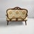 1930s Italian 19th Century Style Sofa in Floral Fabric and Wood, 1930s For Sale - Image 5 of 18