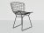 Harry Bertoia Black Chair Mod. 420 by Harry Bertoia for Knoll Inc. / Knoll International, USA, 1953 For Sale - Image 4 of 6