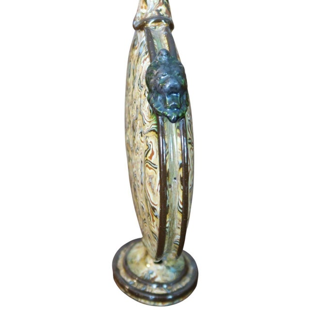 19th Century Neoclassical Revival Agate Ware Pilgrim Flask, Probably Apt For Sale - Image 11 of 13