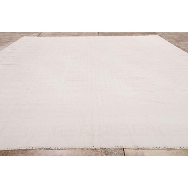 Vintage Indian Dhurrie Rug, 08'10 X 11'04 For Sale - Image 9 of 10