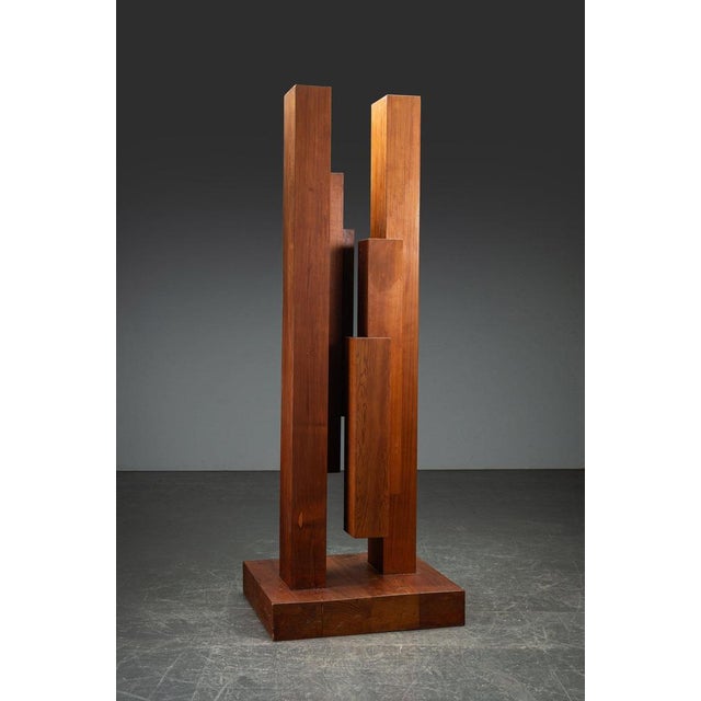 Jan Hoog, Constructivist Sculpture, Wood For Sale - Image 4 of 18