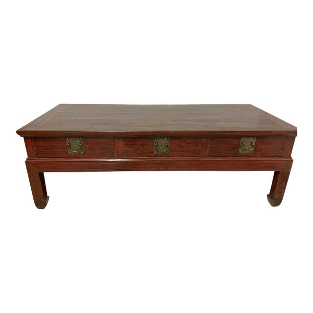 Late 19th Century Chinese Antique Coffee Table For Sale