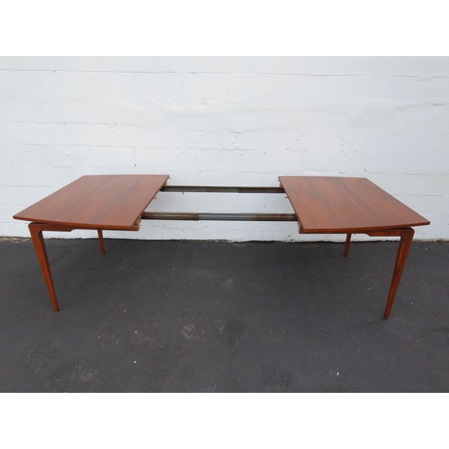 Young Furniture Mid Century Floating Top Sculptura Dining Table Six Chairs 6649 For Sale In Miami - Image 6 of 18
