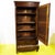 Wood Antique Walnut One-Door Wardrobe with Drawers For Sale - Image 7 of 12