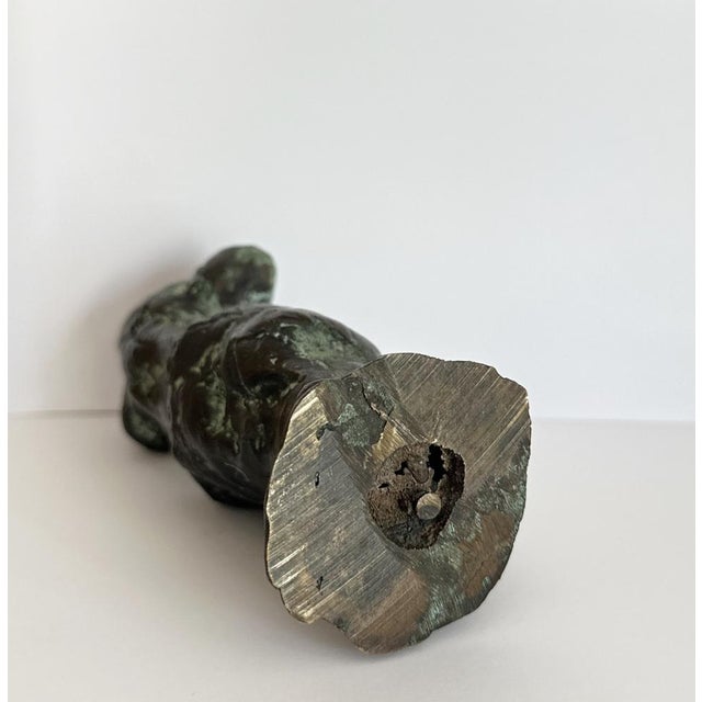 1970s Curt Beckmann, Draped Figure, 1970s, Bronze For Sale - Image 5 of 9