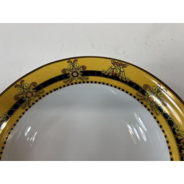 Baroque Late 20th Century Serving Bowl "Barocco" Italian Versace Design Rutherford Porcelain For Sale - Image 3 of 10