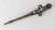 Silver Early 20th Century English Scottish Sterling Silver Dirk Pin With Jasper and Amethyst Glass For Sale - Image 8 of 9