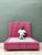 Late 20th Century Vintage Custom Queen Platform Bed in Scalamandre “Jakarta”: For Sale - Image 5 of 12
