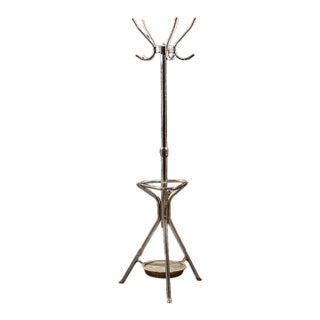 Vintage Space Age Chrometube Barbershop Coat Tree For Sale