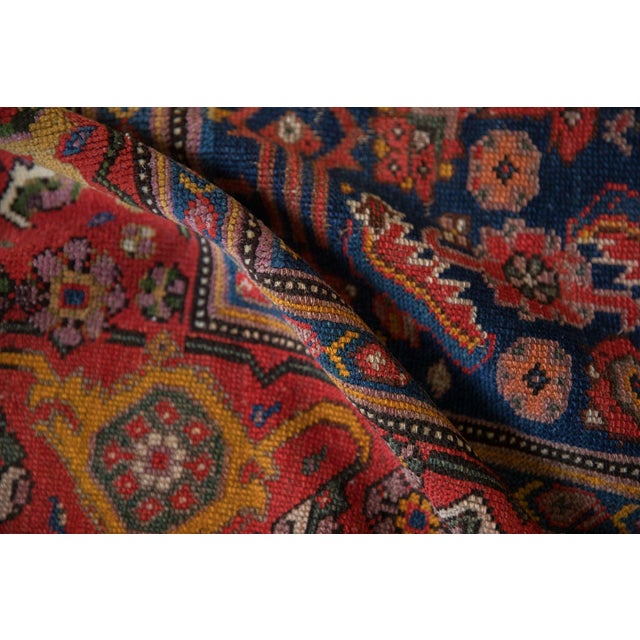 Textile Antique Kurdish Hamadan Rug - 3'9" x 5'10" For Sale - Image 7 of 11