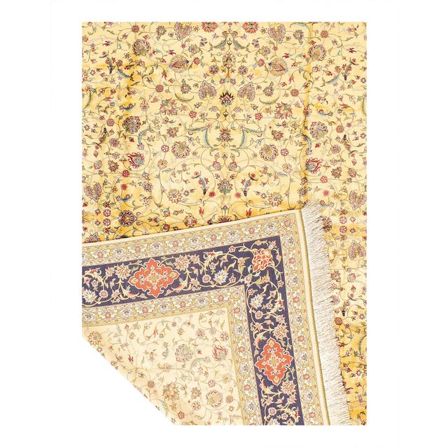 Traditional Pasargad DC Exquisite Design Paris Palace Fine Power Loom v. Silk Rug For Sale - Image 3 of 3
