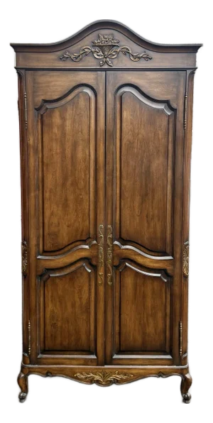 Mid 20th Century French Carved Armoire