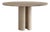Roman Dining Table II in Roman Travertine by Paloma Editions For Sale
