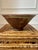 Vintage 1970’s Signed Brown Terracotta Bowl in Bronze & Pale Green Shades For Sale - Image 10 of 17