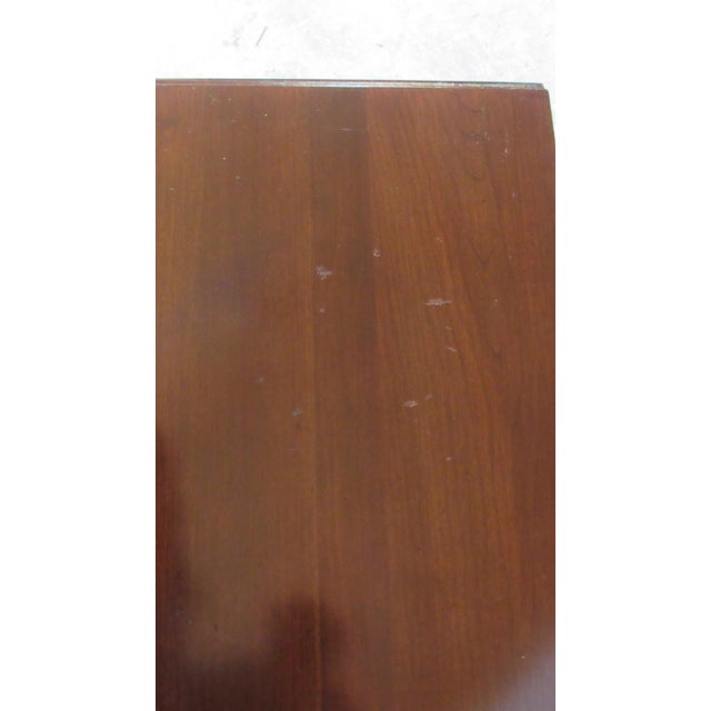 Wood 1980s Ethan Allen Georgian Court Cherry Nightstand Table For Sale - Image 7 of 10