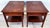 1970s Mid Century Walnut End Tables Pair MCM For Sale - Image 5 of 12