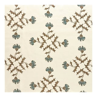 Heather Chadduck Thistleton Fabric Remnant in Mineral - Shy Yard For Sale
