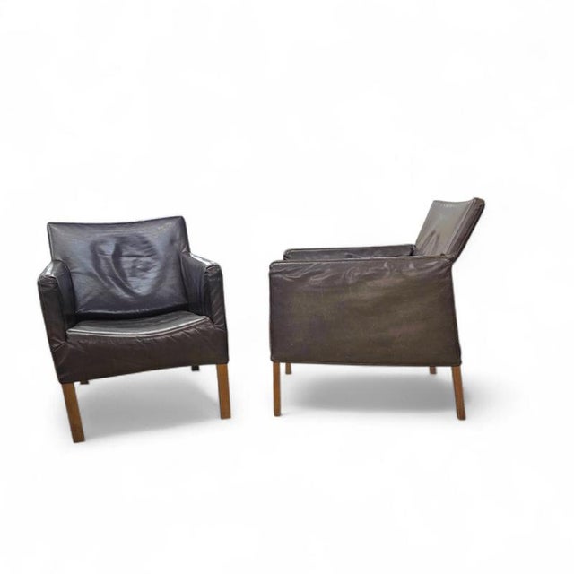 Wood Coppola Lounge Chair with Flexible Backrest by Gerard Van Den Berg, Set of 2 For Sale - Image 7 of 10