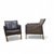 Wood Coppola Lounge Chair with Flexible Backrest by Gerard Van Den Berg, Set of 2 For Sale - Image 7 of 10