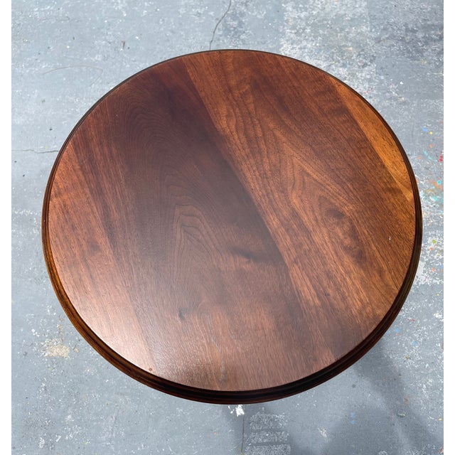 Kittinger Vintage Kittinger Mahogany Round Side Table – Federal / Colonial Revival Style For Sale - Image 4 of 10