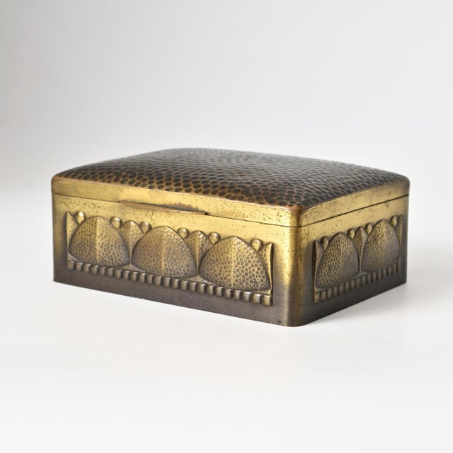 German Brass Cigarette Box from Wumak, 1920s For Sale - Image 13 of 13