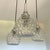 Black Mid-Century Space Age German Cascading Glass Three Lights Chandelier by Hustadt-Leuchten, 1960s For Sale - Image 8 of 17